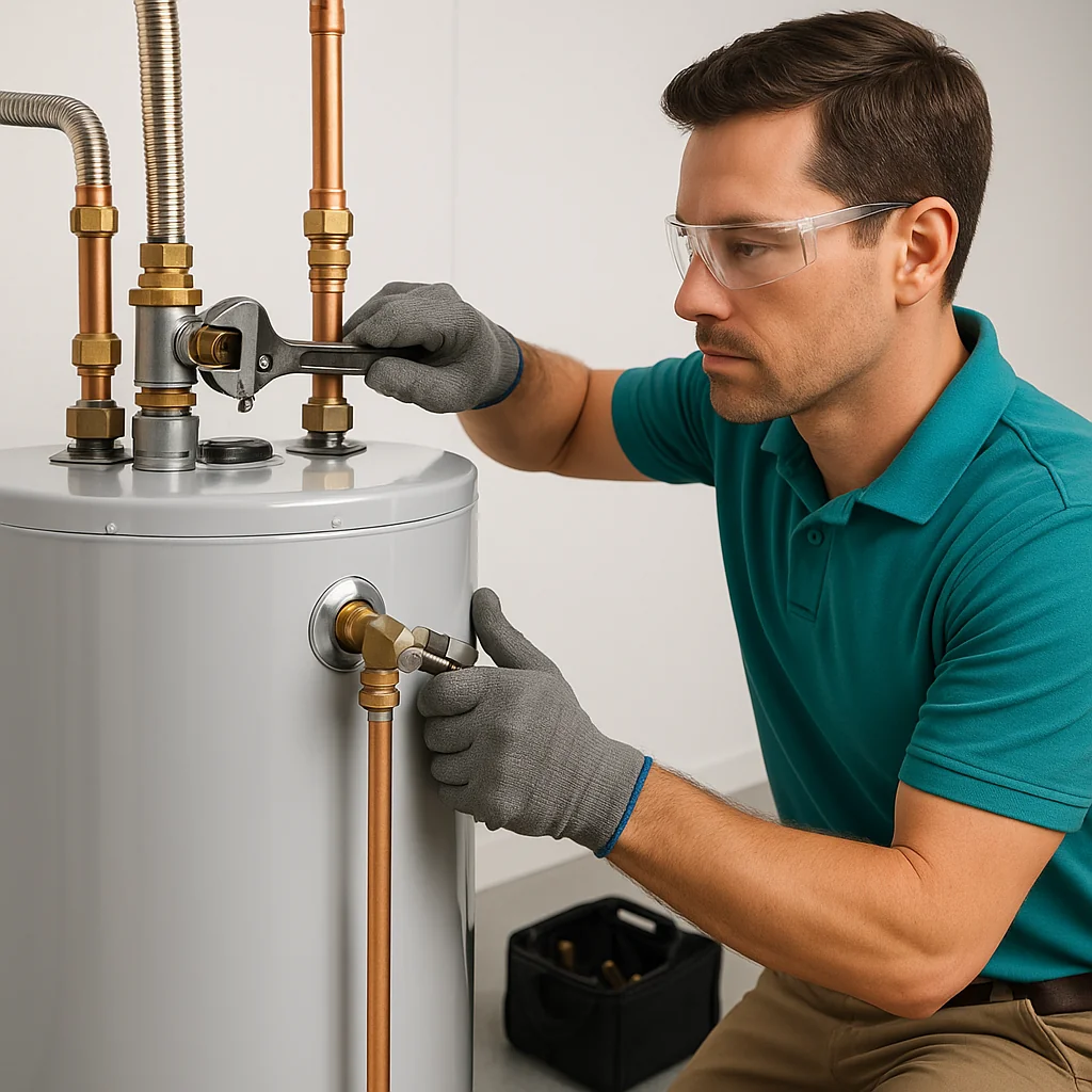 Water heater installation